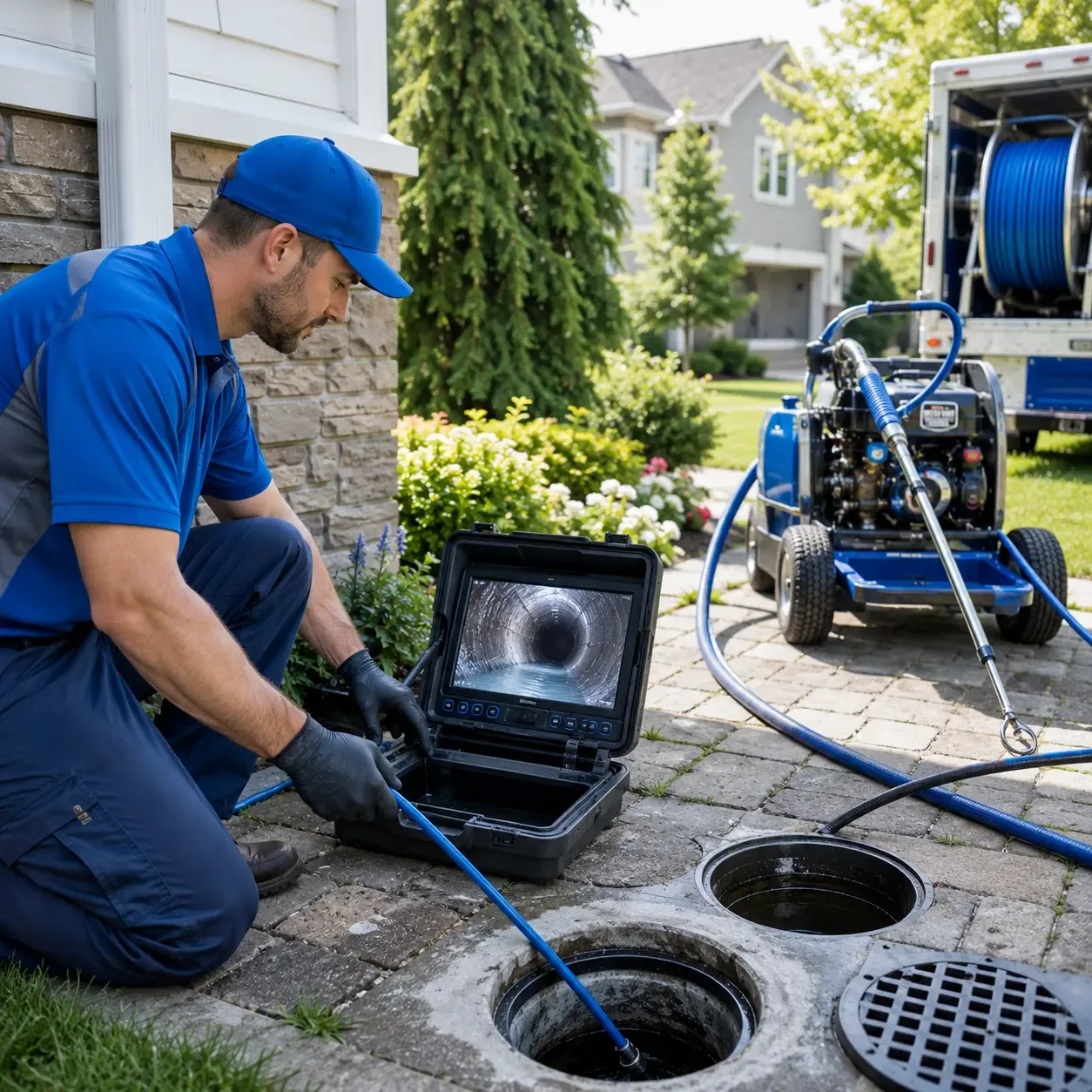 Outdoor drain cleaning professionals serving Hendricks, WV